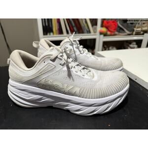 Hoka One One Women's Bondi 7 Triple White size 10